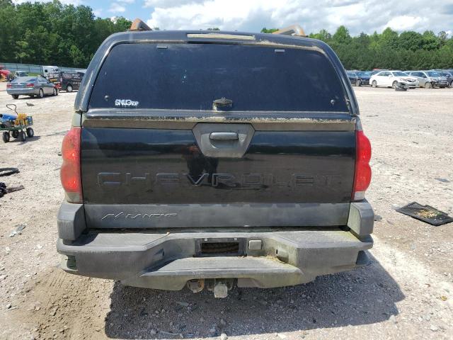 3GNEK13T73G217001 - 2003 CHEVROLET AVALANCHE K1500 BLACK photo 6