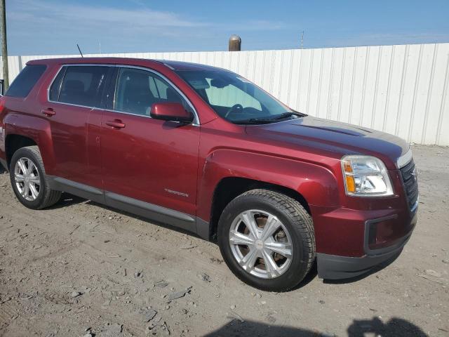 2GKALMEK1H6216914 - 2017 GMC TERRAIN SLE RED photo 4