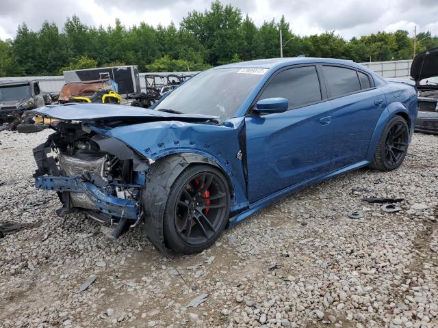 2C3CDXL94LH220993 - 2020 DODGE CHARGER SRT HELLCAT BLUE photo 2