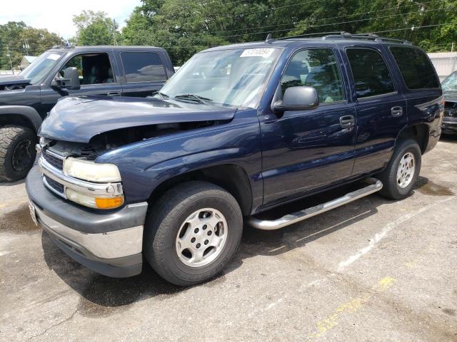 1GNEC13V16R103045 - 2006 CHEVROLET TAHOE C1500 BLUE photo 1