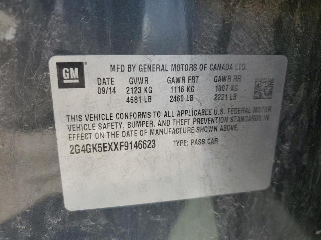 2G4GK5EXXF9146623 - 2015 BUICK REGAL 黑色 照片 12