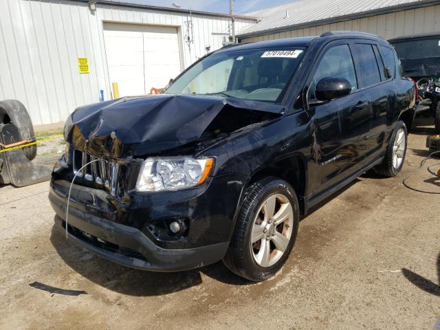 1C4NJDEB9CD655968 - 2012 JEEP COMPASS LATITUDE BLACK photo 1