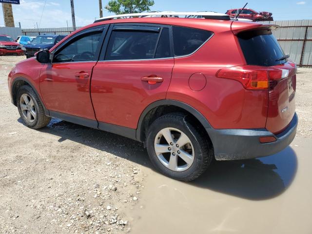 JTMRFREV5EJ012760 - 2014 TOYOTA RAV4 XLE RED photo 2