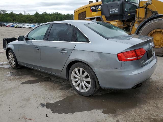 WAUFFAFL1BA092150 - 2011 AUDI A4 PREMIUM PLUS SILVER photo 2