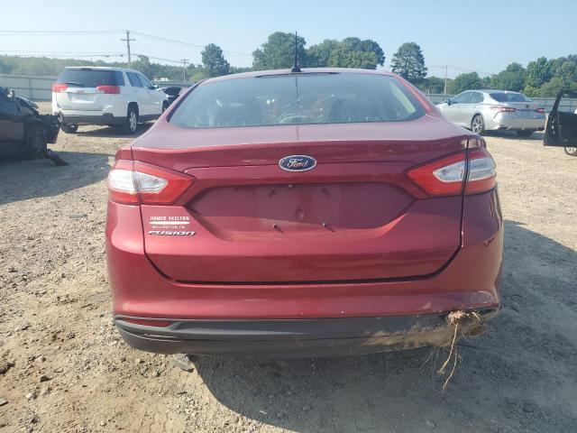 3FA6P0G7XGR102057 - 2016 FORD FUSION S RED photo 6