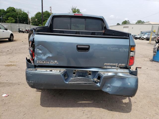 2HJYK16247H517671 - 2007 HONDA RIDGELINE RT BLUE photo 6