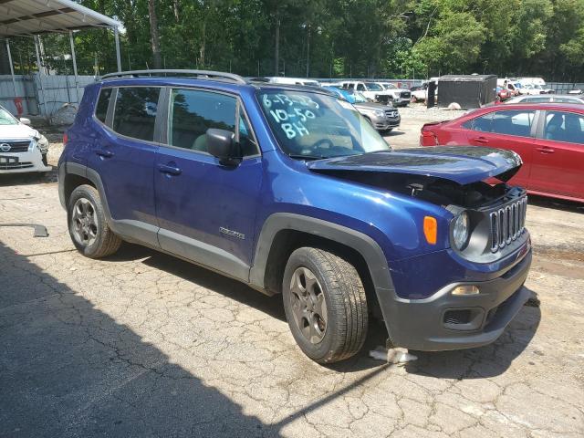 ZACCJAABXHPE51362 - 2017 JEEP RENEGADE SPORT BLUE photo 4