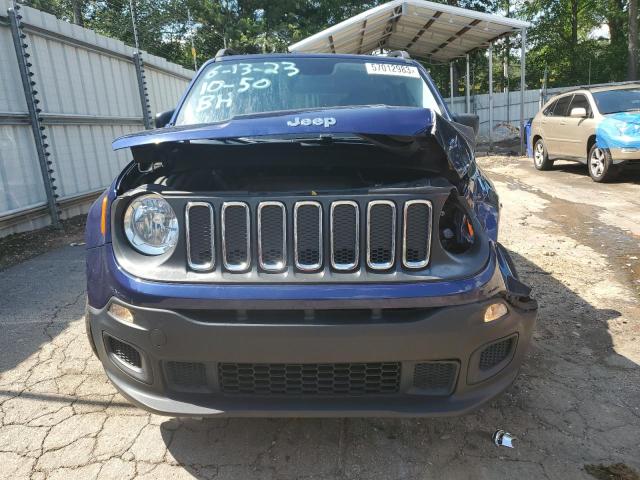 ZACCJAABXHPE51362 - 2017 JEEP RENEGADE SPORT BLUE photo 5