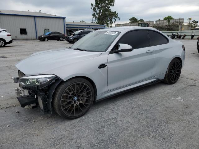 WBS2U7C52KVJ07711 - 2019 BMW M2 COMPETITION Сріблястий фото 1