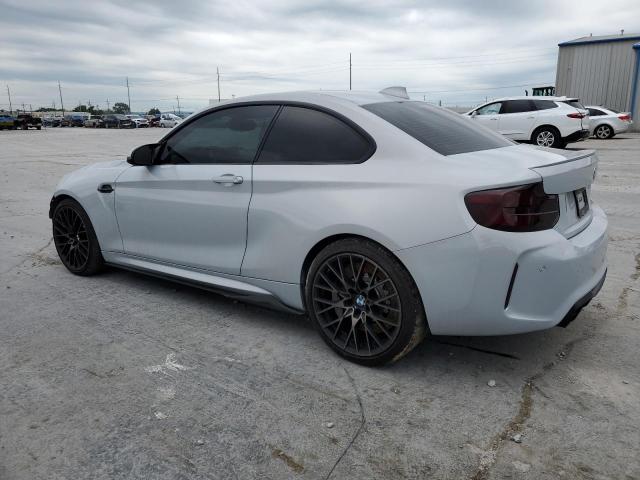 WBS2U7C52KVJ07711 - 2019 BMW M2 COMPETITION SILVER photo 2