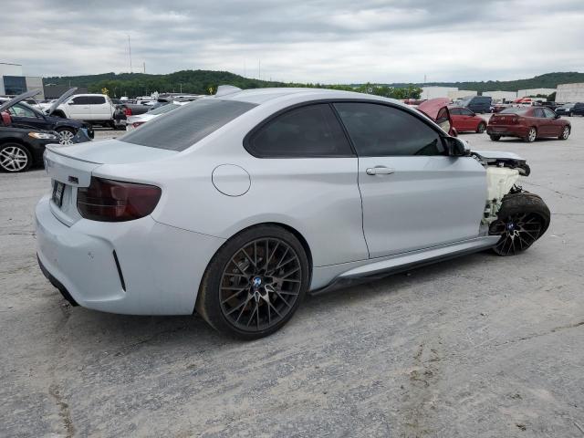 WBS2U7C52KVJ07711 - 2019 BMW M2 COMPETITION SILVER photo 3