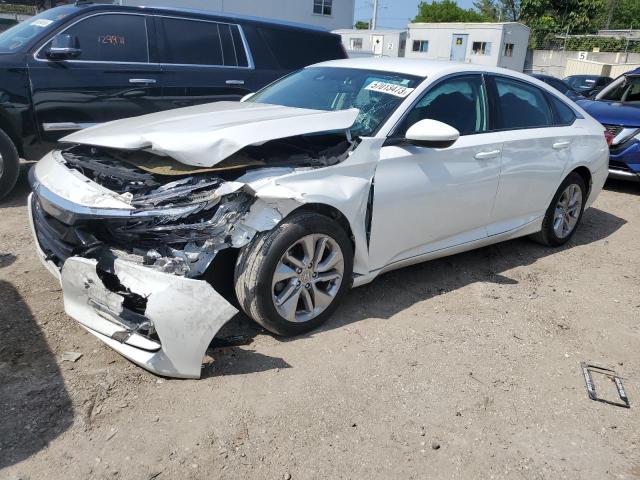 1HGCV1F19LA099373 - 2020 HONDA ACCORD LX WHITE photo 1