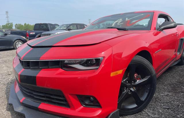 2G1FC1E38E9152382 - 2013 CHEVROLET CAMARO 2SS LT RED photo 2