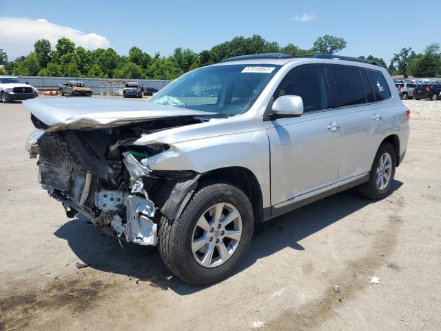 5TDZK3EH4BS043256 - 2011 TOYOTA HIGHLANDER BASE SILVER photo 1