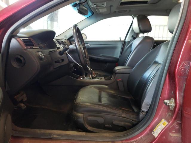 2G1WB5EK9A1186373 - 2010 CHEVROLET IMPALA LT BURGUNDY photo 7