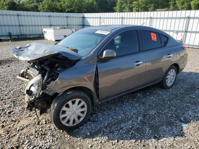 3N1CN7AP1DL829822 - 2013 NISSAN VERSA S GRAY photo 1