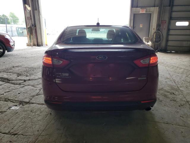 3FA6P0HR1DR142233 - 2013 FORD FUSION SE MAROON photo 6