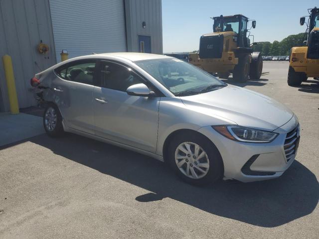 5NPD74LF3HH067839 - 2017 HYUNDAI ELANTRA SE SILVER photo 4