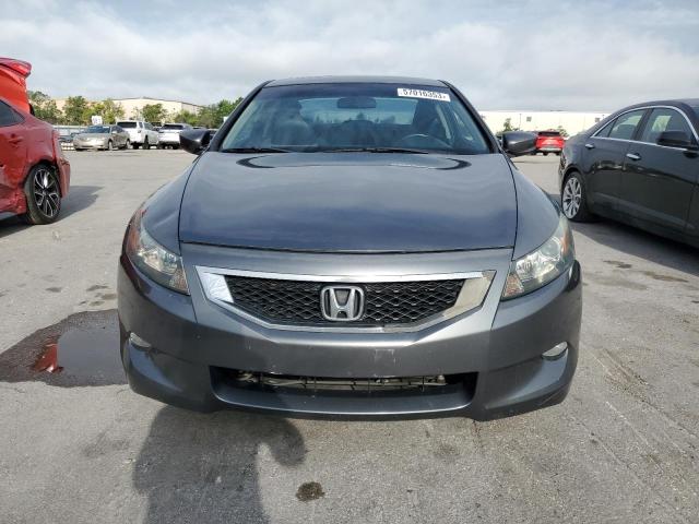 1HGCS22859A000591 - 2009 HONDA ACCORD EXL GRAY photo 5