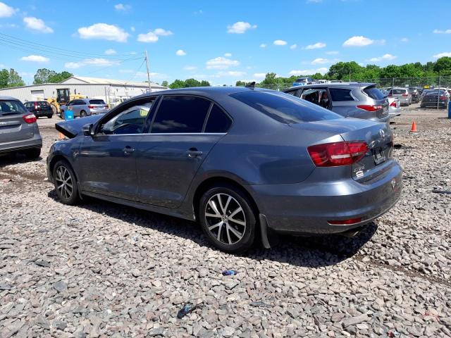 3VWDB7AJ3HM221576 - 2017 VOLKSWAGEN JETTA SE GRAY photo 2