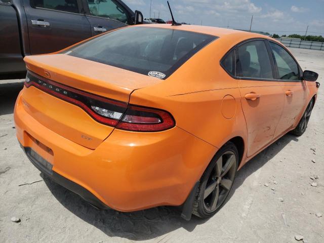 1C3CDFEB0ED742398 - 2014 DODGE DART GT ORANGE photo 3