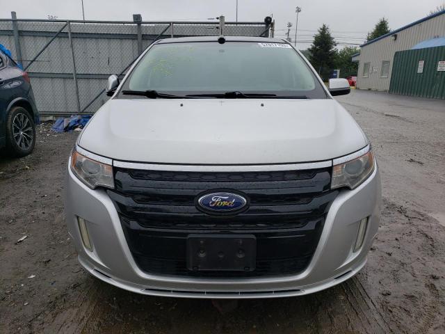 2FMDK3AK8DBB49964 - 2013 FORD EDGE SPORT SILVER photo 5