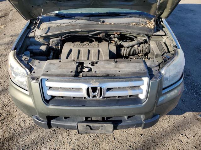 2HKYF18586H505321 - 2006 HONDA PILOT EX GRAY photo 12