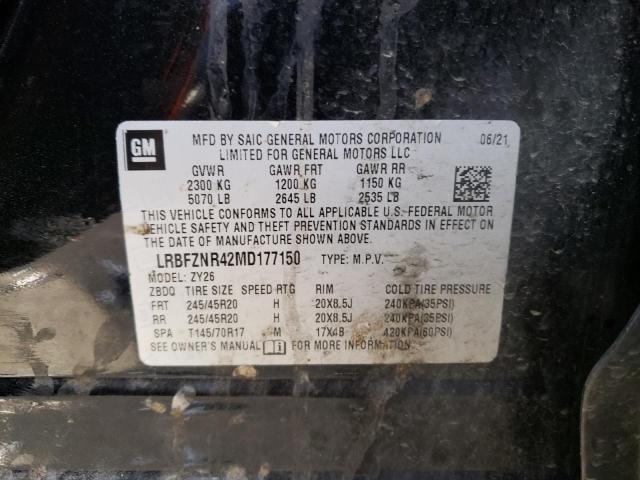 LRBFZNR42MD177150 - 2021 BUICK ENVISION ESSENCE Qara foto 12