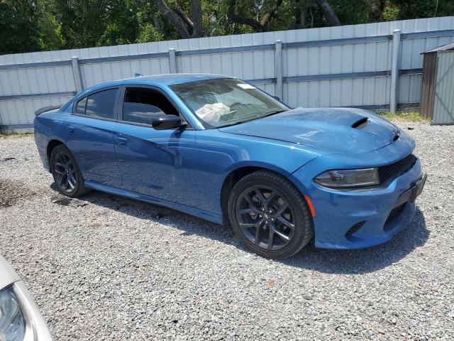 2C3CDXHG2PH631144 - 2023 DODGE CHARGER GT BLUE photo 4