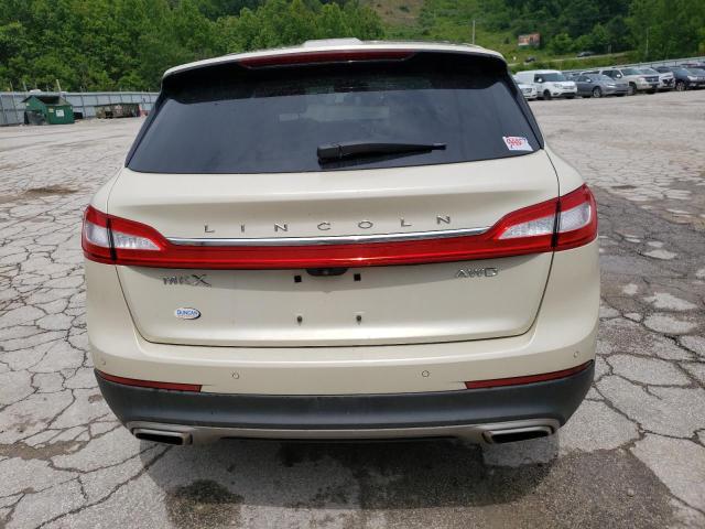 2LMTJ8LR1GBL56954 - 2016 LINCOLN MKX RESERVE 奶油色 照片 6