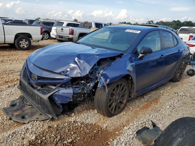 4T1T11AK9PU134391 - 2023 TOYOTA CAMRY SE NIGHT SHADE BLUE photo 1