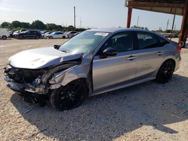 2HGFE2F50NH610012 - 2022 HONDA CIVIC SPORT 灰色 照片 1