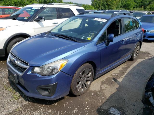 JF1GPAL62E8273729 - 2014 SUBARU IMPREZA SPORT PREMIUM BLUE photo 1