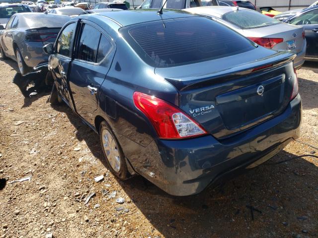 3N1CN7AP2HL884320 - 2017 NISSAN VERSA S BLUE photo 3