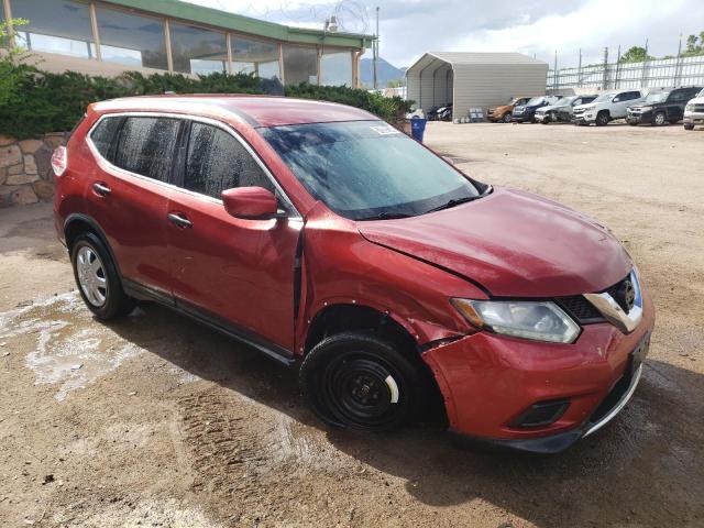 JN8AT2MT8GW022139 - 2016 NISSAN ROGUE S RED photo 4