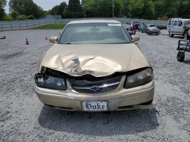 2G1WH52K749394020 - 2004 CHEVROLET IMPALA LS BEIGE photo 5