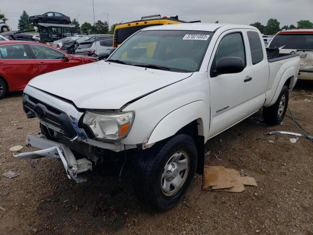 5TFTU4GN0FX066025 - 2015 TOYOTA TACOMA PRERUNNER ACCESS CAB WHITE photo 1