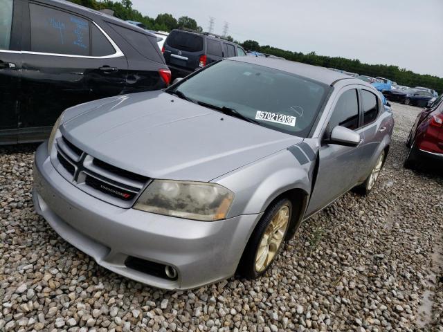 1C3CDZBG3EN182985 - 2014 DODGE AVENGER R/T SILVER photo 1