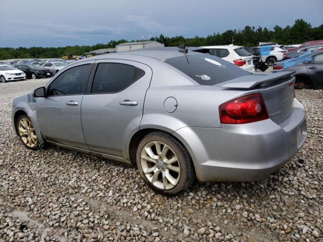 1C3CDZBG3EN182985 - 2014 DODGE AVENGER R/T SILVER photo 2