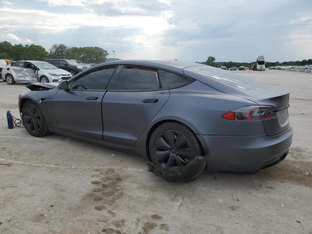 5YJSA1E53NF463792 - 2022 TESLA MODEL S Սև լուսանկար 2