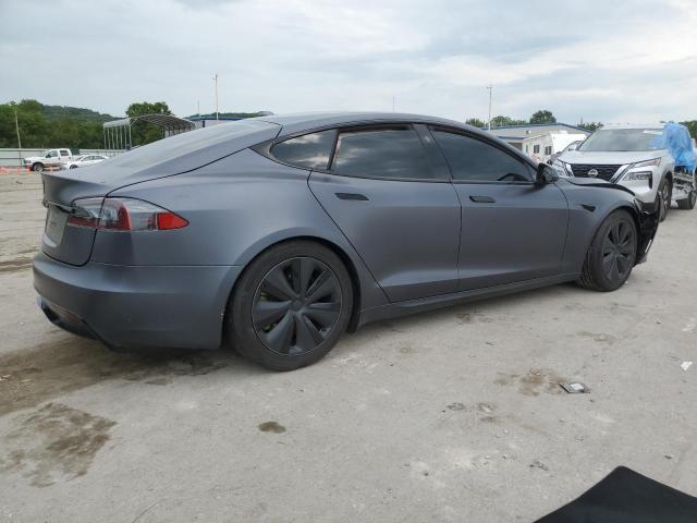 5YJSA1E53NF463792 - 2022 TESLA MODEL S Սև լուսանկար 3