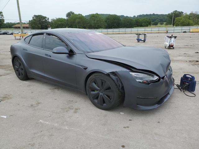 5YJSA1E53NF463792 - 2022 TESLA MODEL S Սև լուսանկար 4