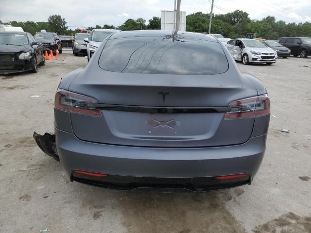 5YJSA1E53NF463792 - 2022 TESLA MODEL S Սև լուսանկար 6