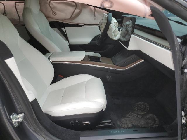 5YJSA1E53NF463792 - 2022 TESLA MODEL S Սև լուսանկար 7