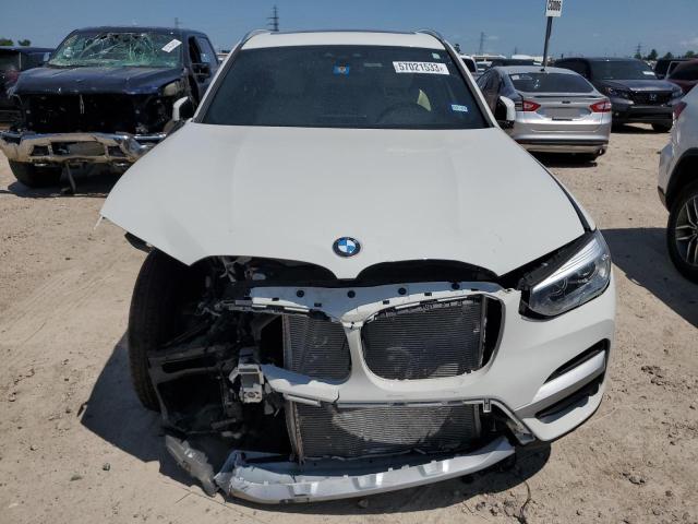 5UXTY3C02M9G84295 - 2021 BMW X3 SDRIVE30I WHITE photo 5