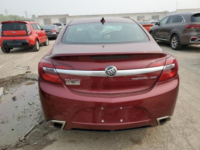 2G4GT5GXXH9101727 - 2017 BUICK REGAL GS RED photo 6