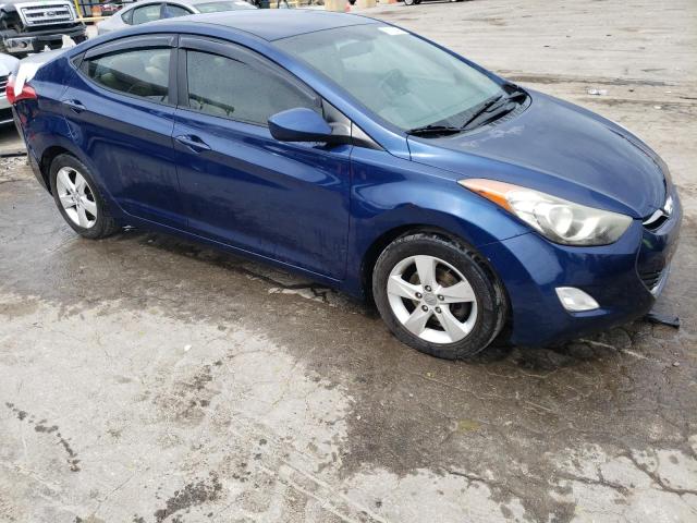 KMHDH4AE7DU536188 - 2013 HYUNDAI ELANTRA GLS BLUE photo 4