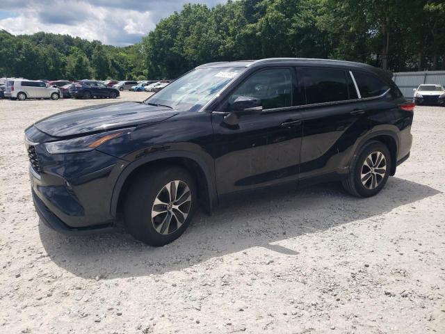 5TDGZRBH3MS123631 - 2021 TOYOTA HIGHLANDER XLE BLACK photo 1