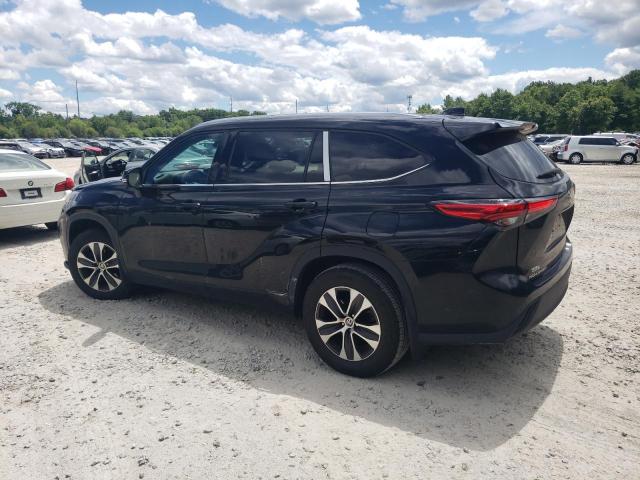 5TDGZRBH3MS123631 - 2021 TOYOTA HIGHLANDER XLE BLACK photo 2
