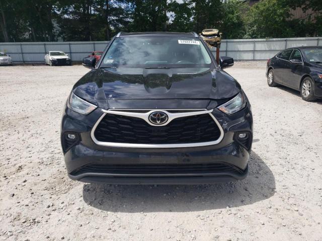 5TDGZRBH3MS123631 - 2021 TOYOTA HIGHLANDER XLE BLACK photo 5